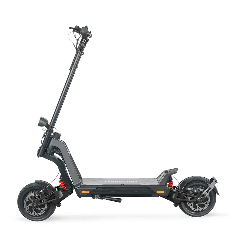 Vezgear 25ah dual 2300w motors steel electric scooter with 50mph top speed and 56 miles range