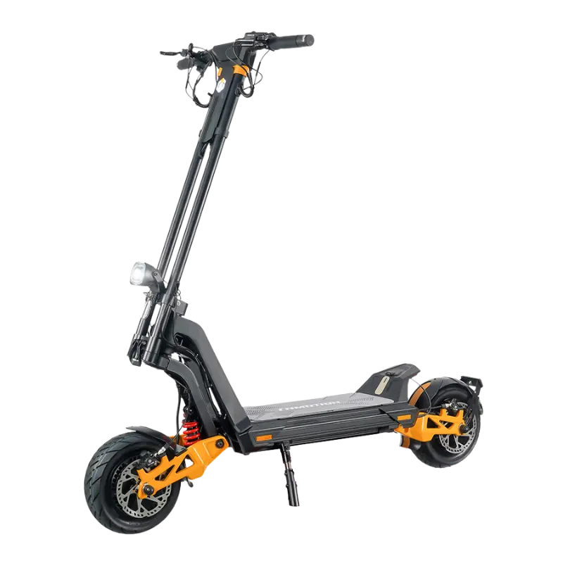 Vezgear 25ah dual 2300w motors steel electric scooter with 50mph top speed and 56 miles range