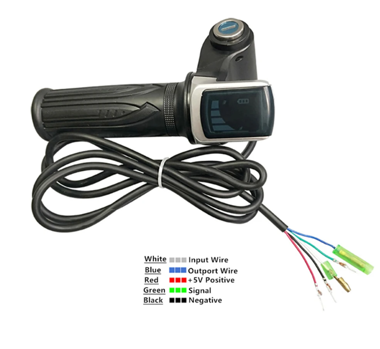 36v 48v 60v ebike handlebar twist throttle speed controller lcd display electric bicycle accelerator accessories 36v 48v 60v ebike handlebar twist throttle speed controller lcd display electric bicycle accelerator accessories