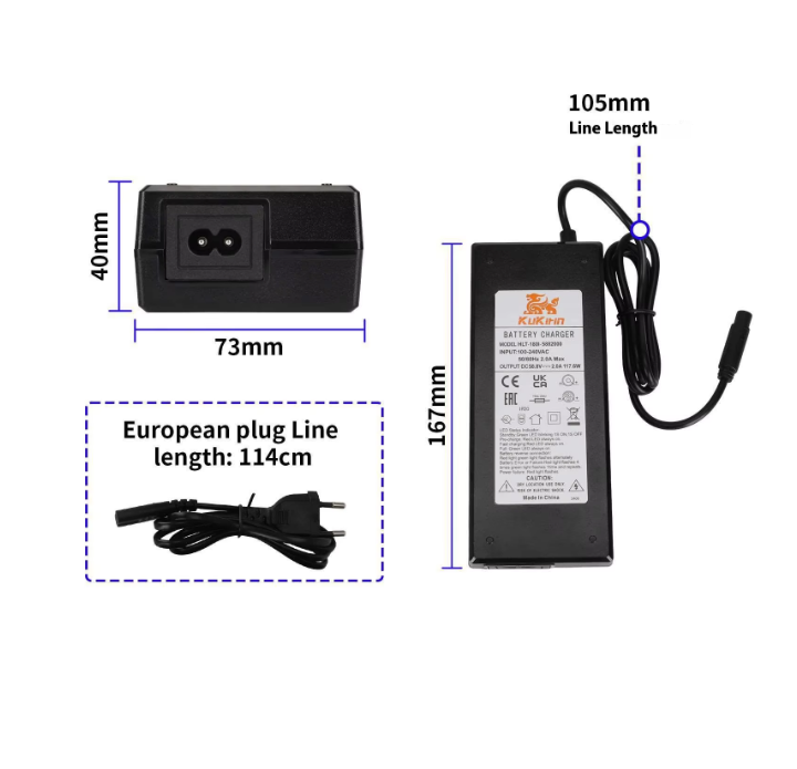 original 58.8v2a charger for kukirin g3 pro and kukirin g2 master electric scooters original 58.8v2a charger for kukirin g3 pro and kukirin g2 master electric scooters