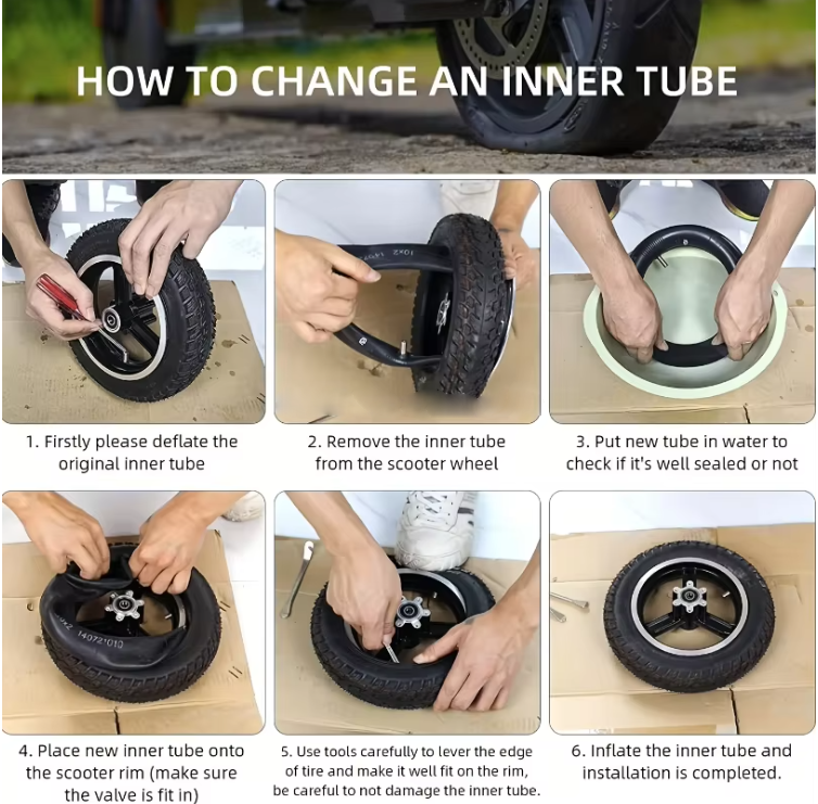 10 inch (10x2.5) replacement inner tube for smart electric scooters – angled valve 10 inch (10x2.5) replacement inner tube for smart electric scooters – angled valve